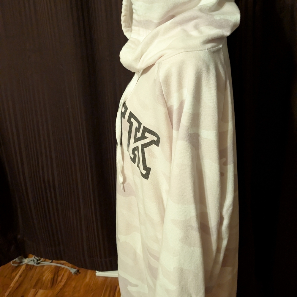 VS Pink White Camo Hoodie Size XL - Picture 3 of 12